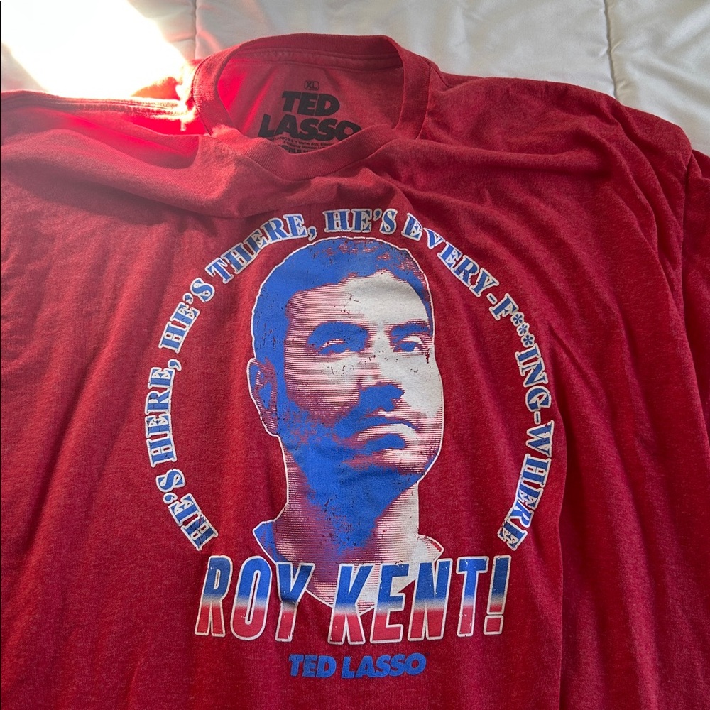 Ripple Junction Red Ted Lasso Roy Kent Tee